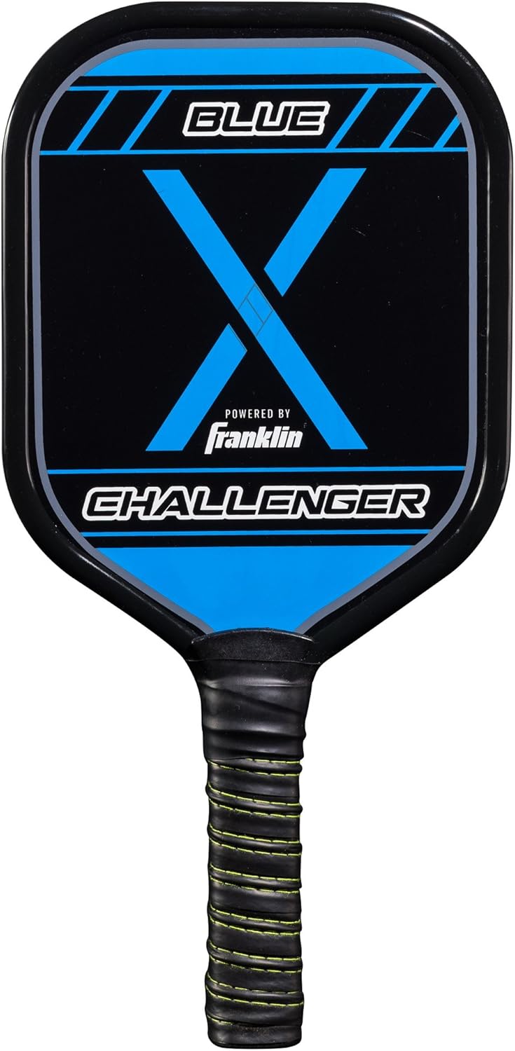 Franklin Sports Pickleball Paddle - Aluminum Pickleball Racket - Challenger - Green - USA Pickleball (USAPA) Approved : Sports & Outdoors