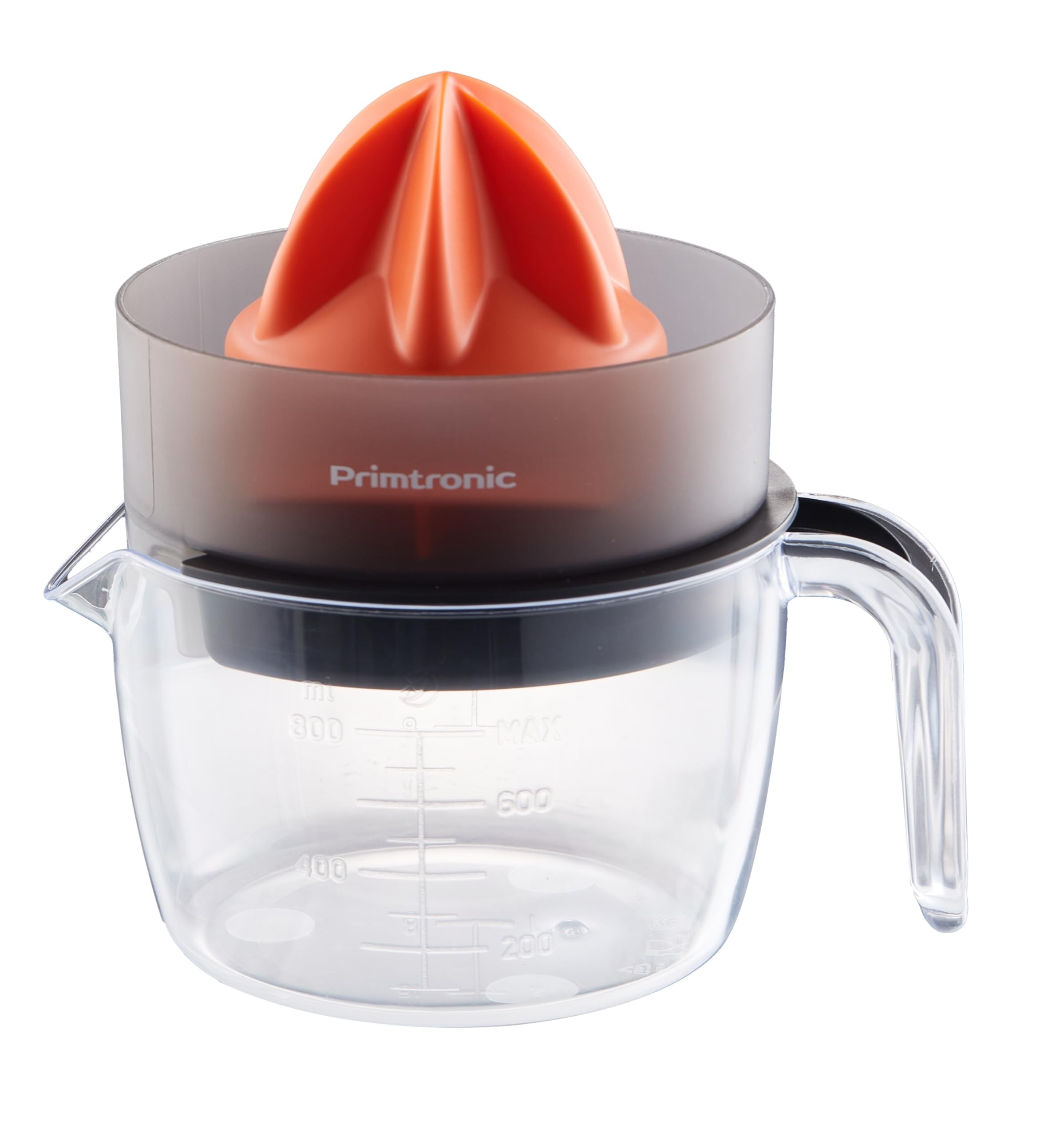 Exprimidor de cítricos, exprimidor de naranja, exprimidor de limón, 3 tazas de 24 onzas, eléctrico con cable, rotación automática a presión, adecuado para naranjas y limones, con un pequeño