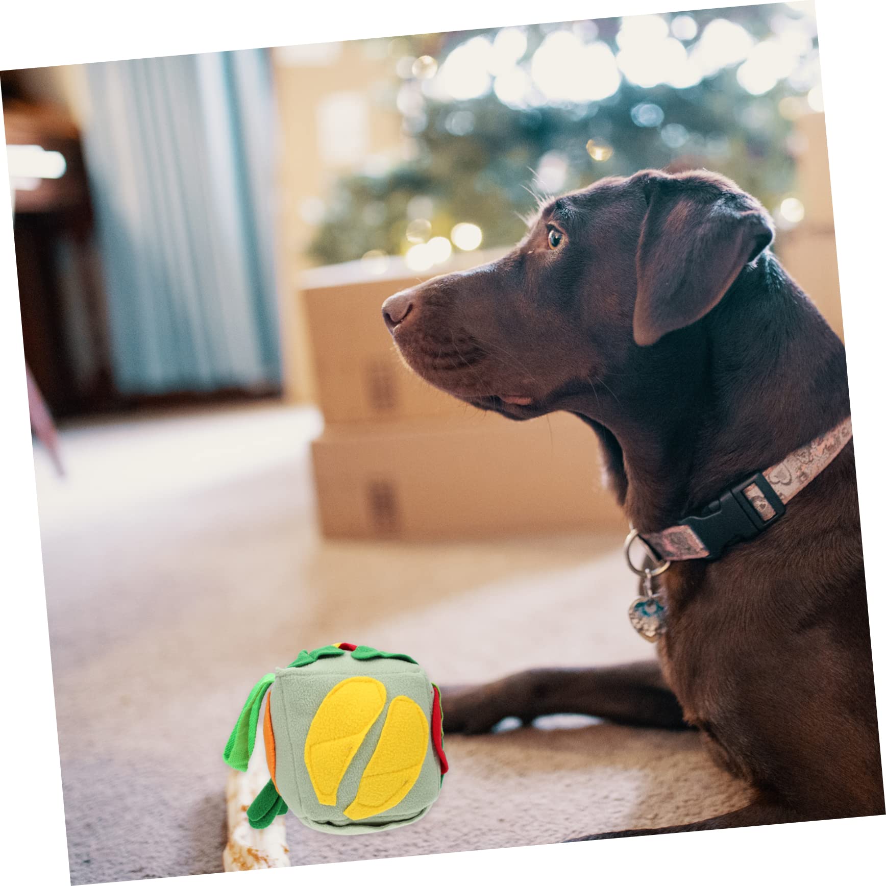Housoutil 3pezzi Palla Per Cani Snuffle Giocattolo Per Foraging e Addestramento Mat Per Sniffing Con Dispersione Di Cibo Stimola Attività Fisica e Mentale Fresh