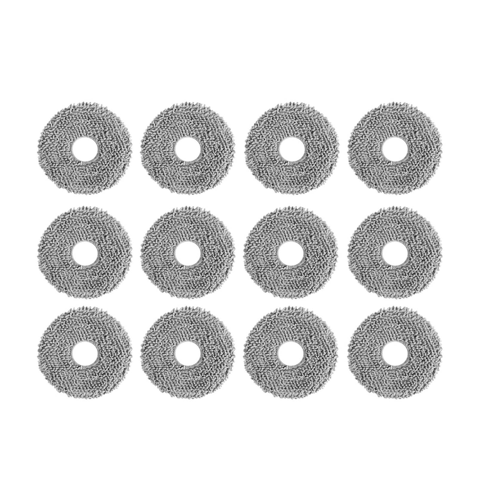 VIXWDRUTY Washable Mop Cloth,Compatible For Dreame,X40,Compatible For Roomba，Plus 405 Combo/Plus 505 Combo,Master Robot Vacuum Parts Accessories(12pcs)