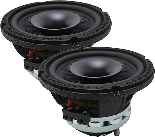 Galeforce F-3 Pro Audio Altavoz de grado marino de 2 vías 6.5 pulgadas 400 W RMS con par de bocinas