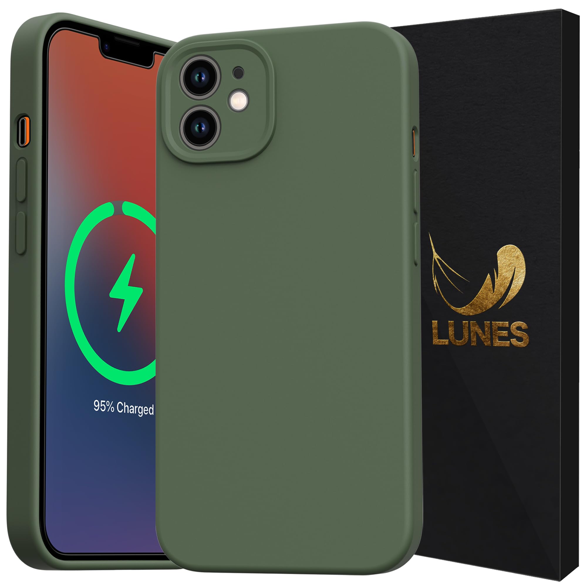Amazon.co.jp: LUNES iPhone 12 mini 用 ケース MagSafe対応 カメラ
