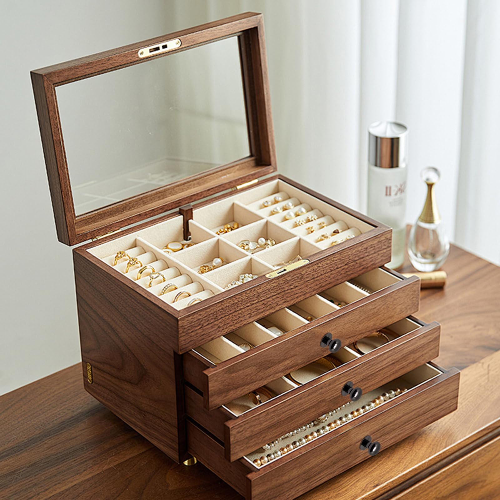 TOBBOMEY 20 Sätze Miniatur Schubladengriffe - Antike Griffe Für Schmuckkästen & Puppenhäuser