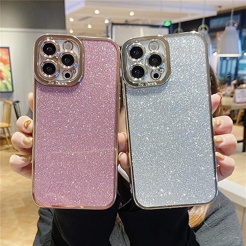 Miniatura 4 de Fycyko Funda compatible con iPhone 11 Pro con purpurina, de lujo, linda, flexible, cubierta de protección de cámara, a prueba de golpes, para