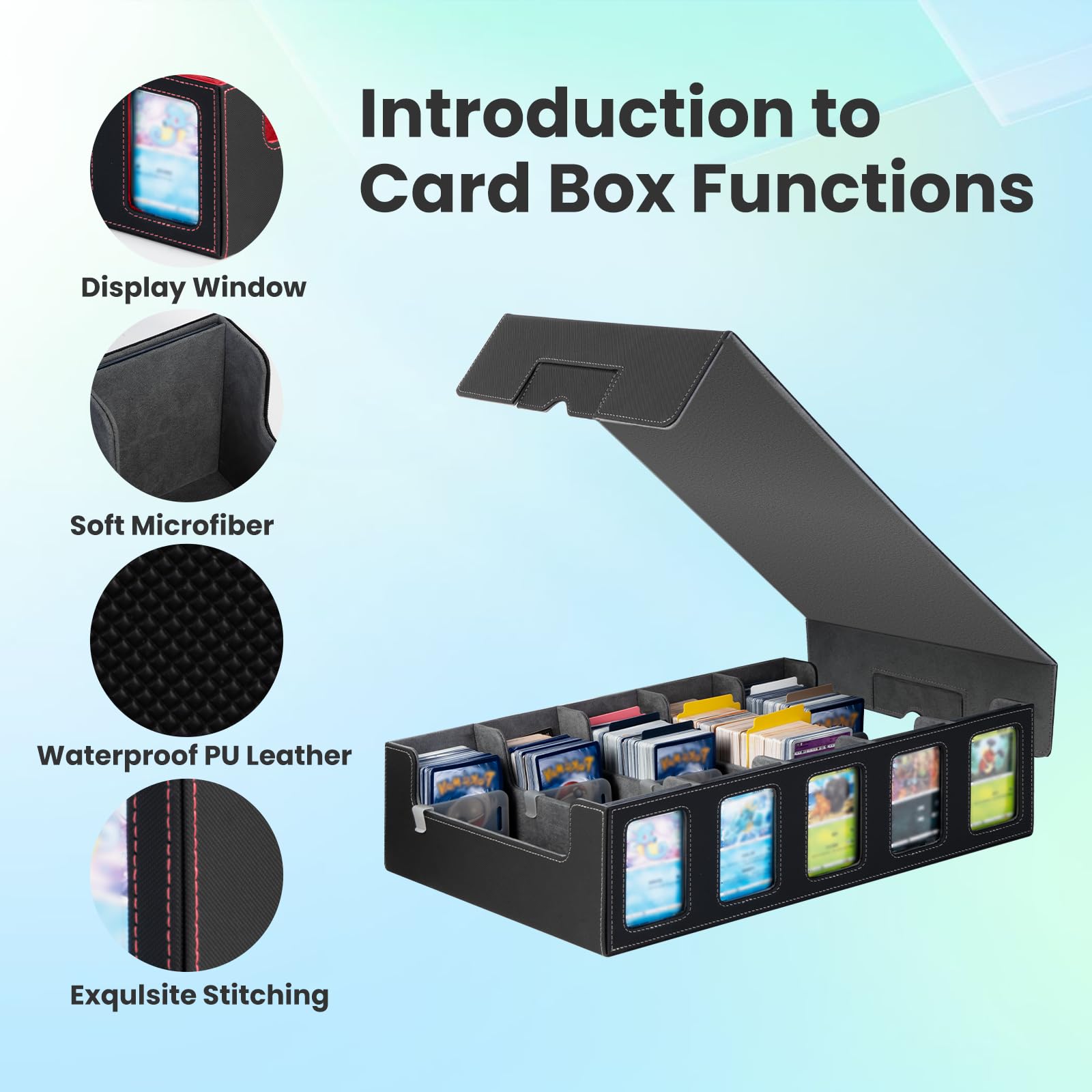 Amazon.com: Gvirtcoz Trading Card Storage Box with Commander