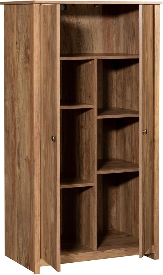 Sauder River Ranch 2-Door Storage Cabinet in Sindoori Mango Finish