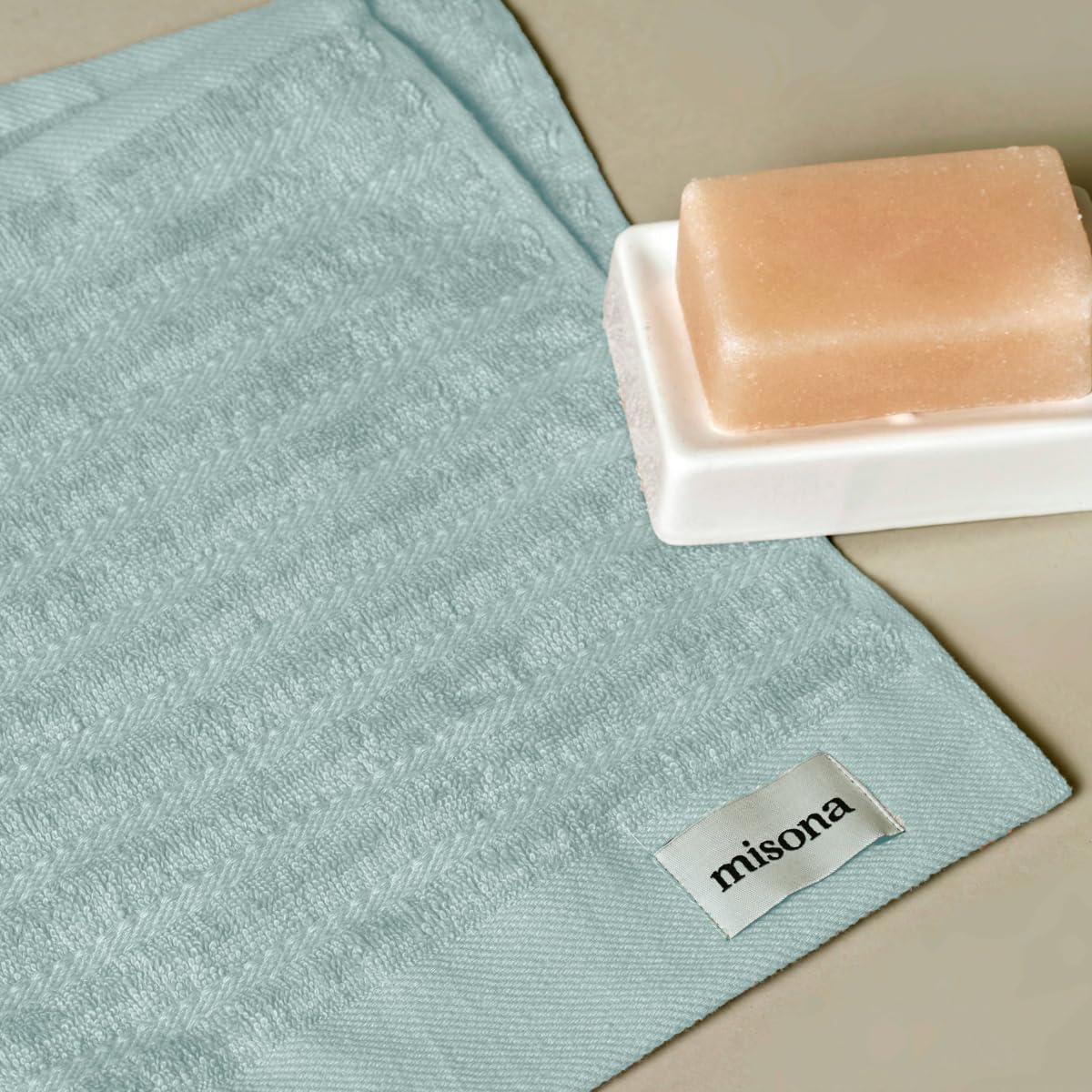 Misona Organic Cotton Face Cloth 2 Pack