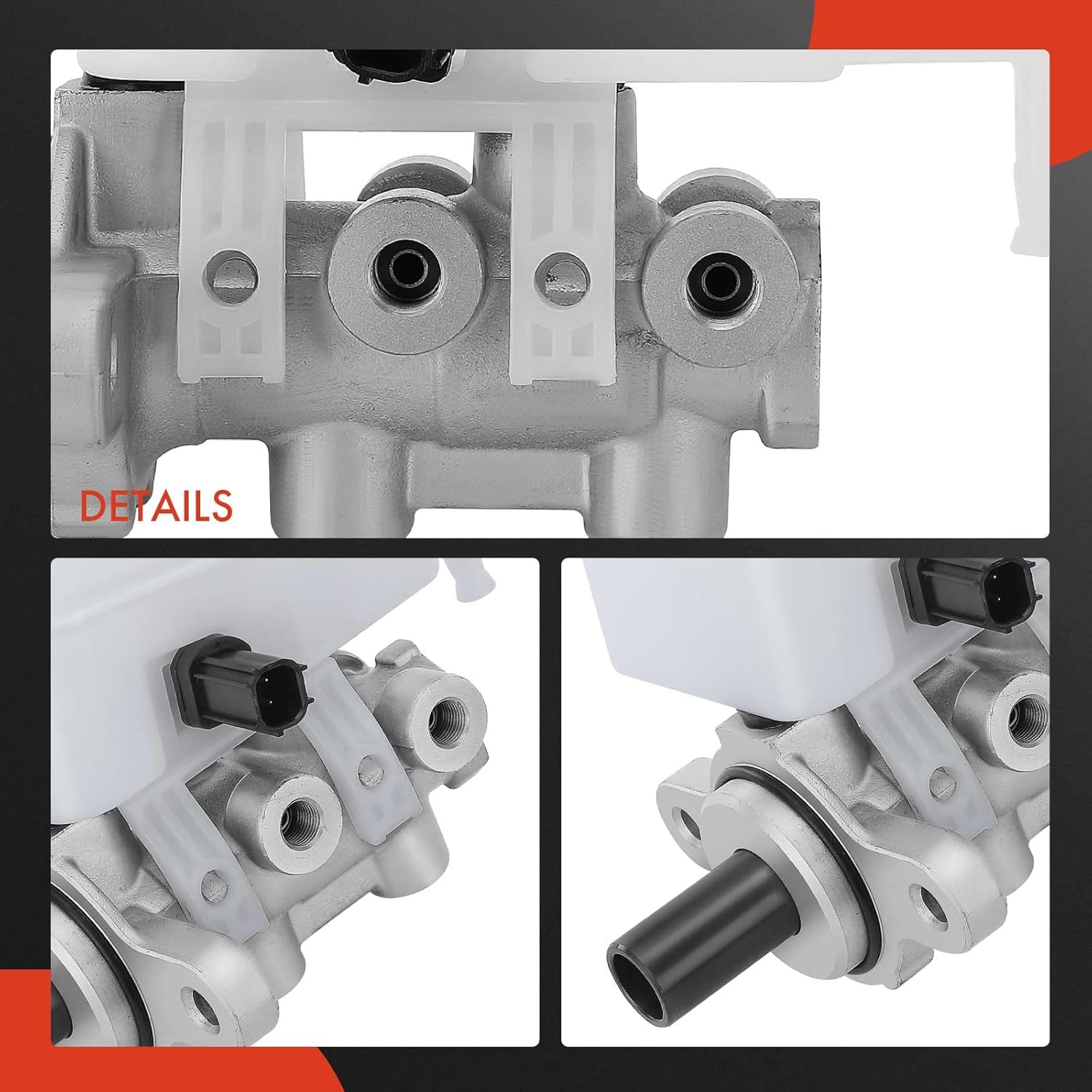 A-Premium Brake Master Cylinder with Reservoir and Cap Compatible with Chrysler and Dodge Vehicles - 200 2011-2014, Sebring 2007-2008, Avenger 2008-2014 - Replaces 68004718AA, 68004718AB