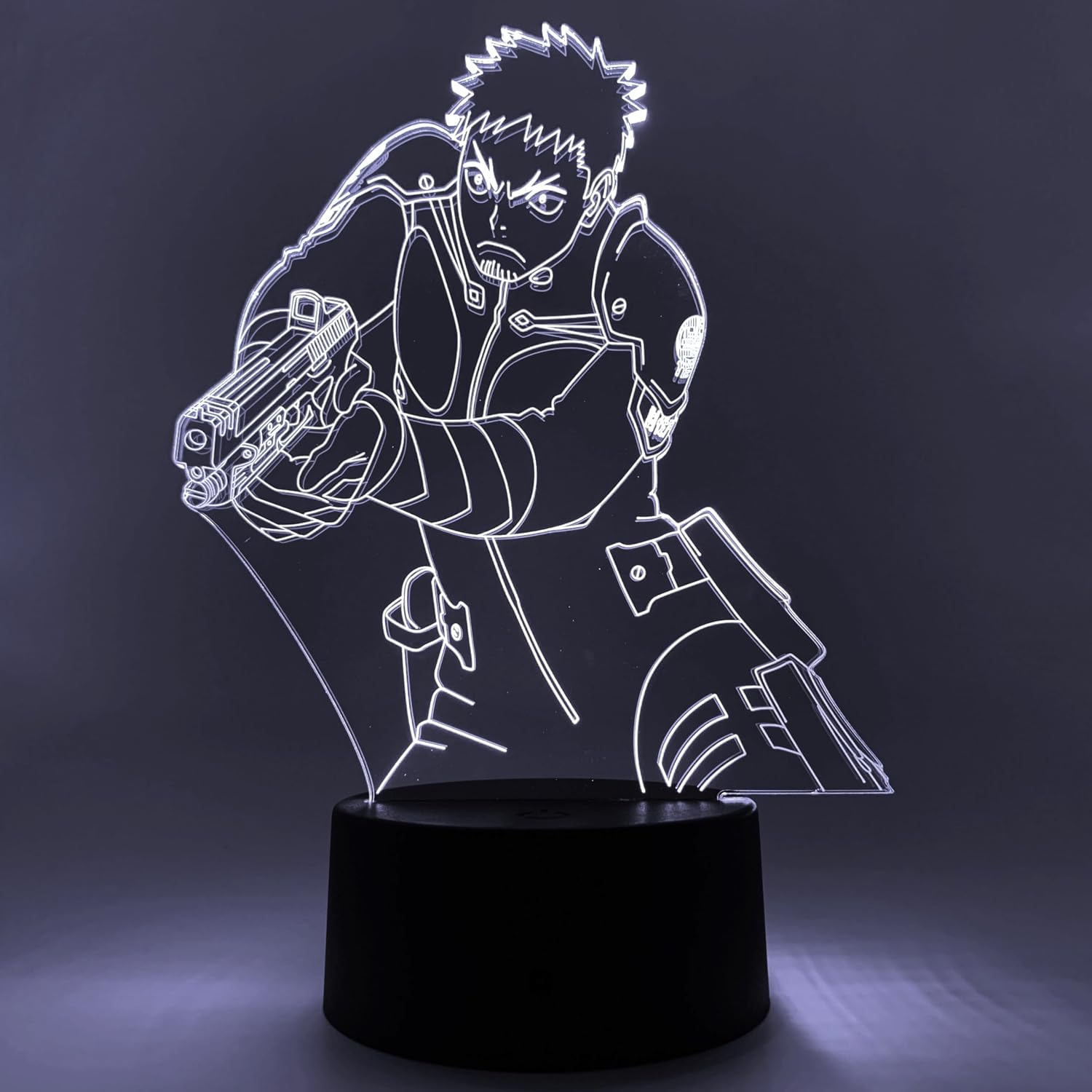 Otaku Lamps Kafka Hibino Kaiju No. 8 – Anime Lamp Figure Night Light, 16 Color RGB LED – 3D Anime Room Décor Gift for Otaku