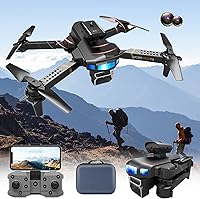 Vista 2 de Dron para adulto con SingleDual 1080P HD FPV Drone Control remoto Juguetes Dron ligero con brazos plegables