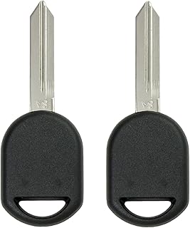 CanadaAutomotiveSupply © - 2 New Uncut Replacement 80-Bit Transponder Ignition Car Keys for Select Ford vehicles