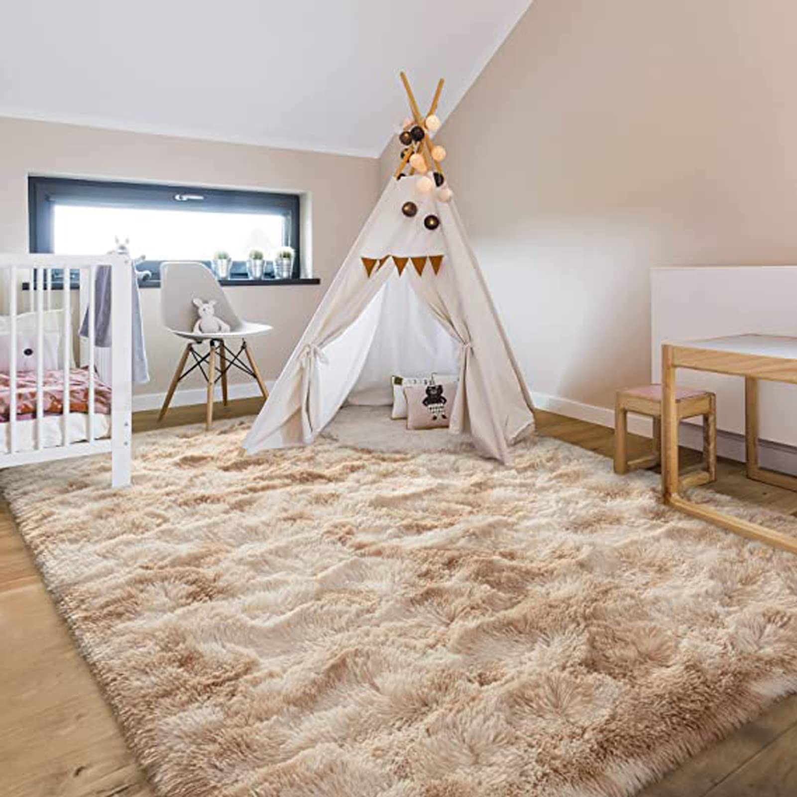 Amazon.com: Shag Area Rug 2.6x6.6ft, Living Room Carpet, Ultra