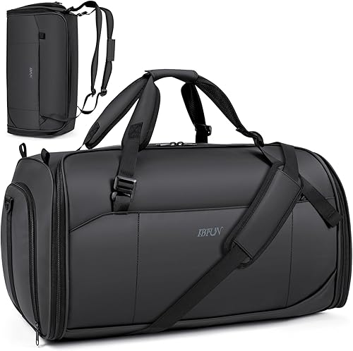 Bolsas de ropa convertibles para viajes bolsa de lona para ropa de mano con correas de mochila para hombres y mujeres, 4 en 1, bolsas de viaje