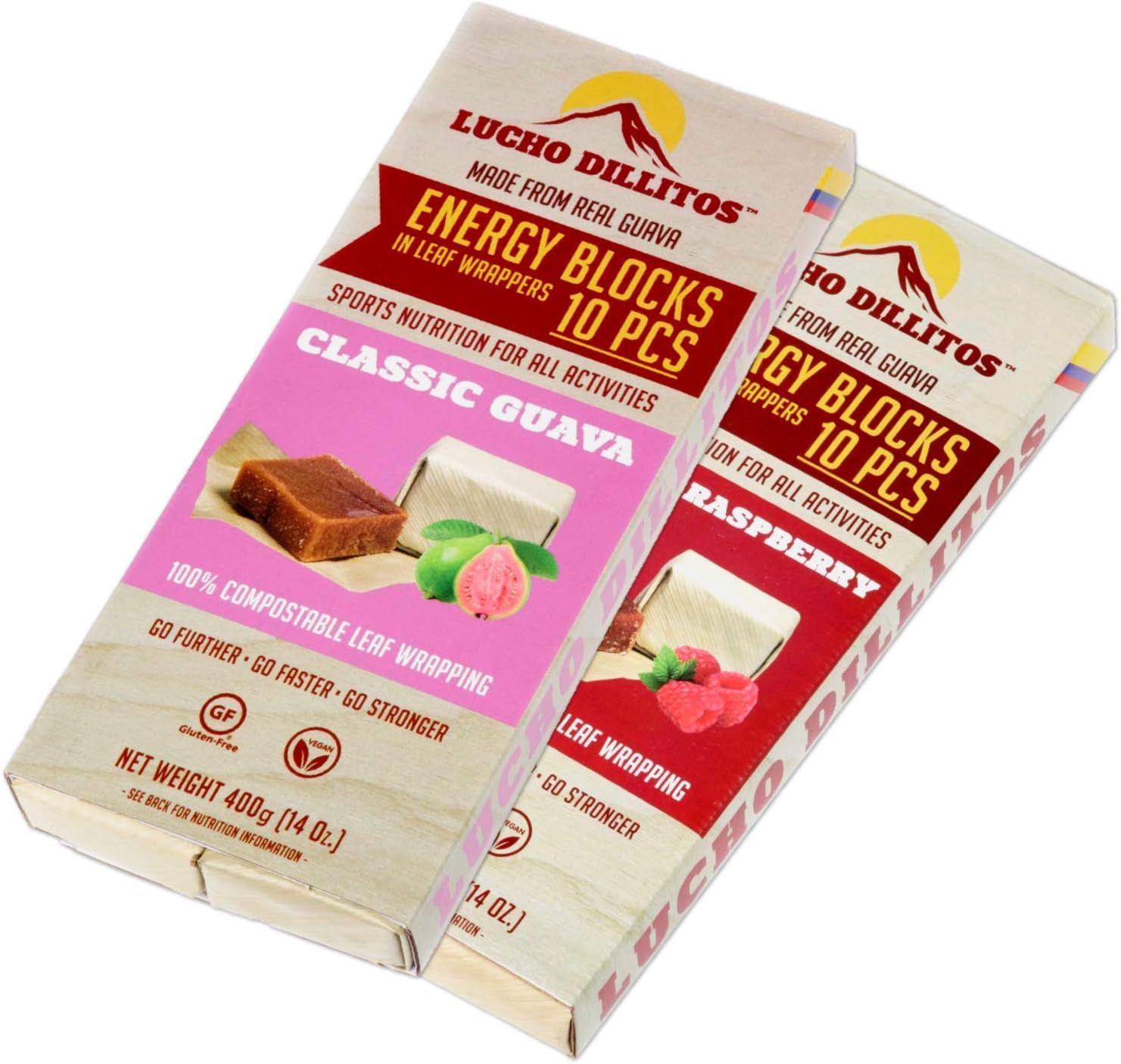 Natural Guava Energy Bars 2x400g High Carb Cycling Energy Snack