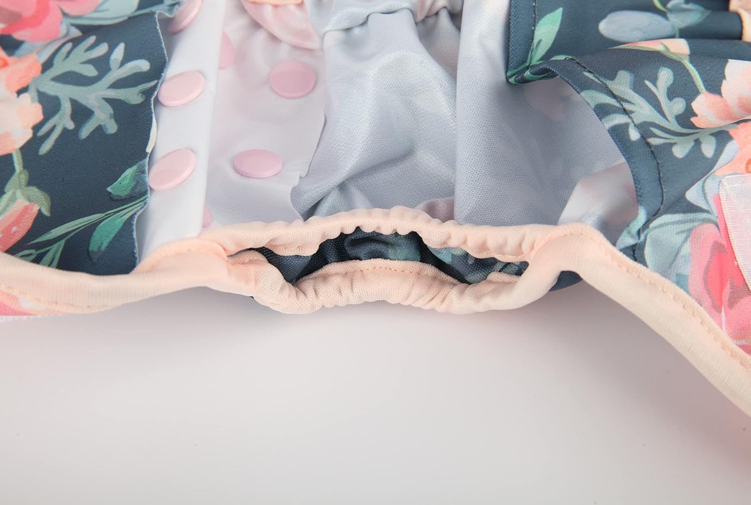 Newborn Baby Cloth Diaper Cover Nappy Hook and Loop (Hedgehogs) - Image 6