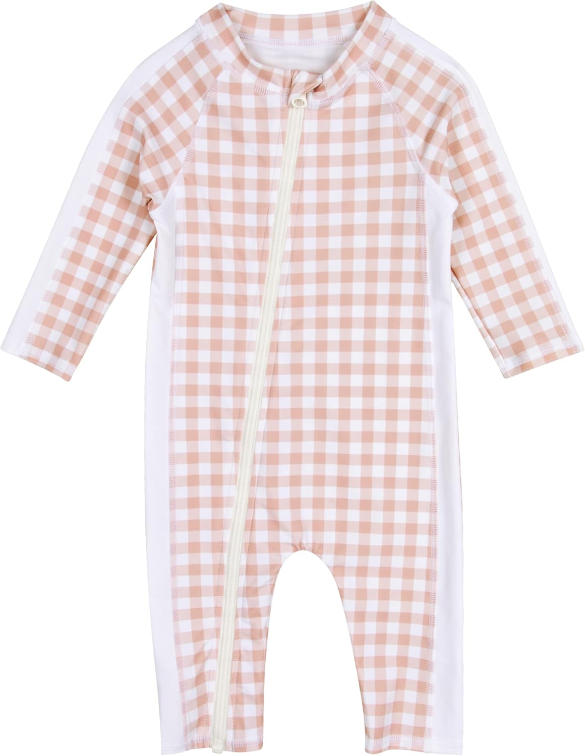 SwimZip Girls' Long-Sleeve UPF 50+ Swimsuit for Baby, Toddler, & Little Girls