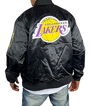 Lakers スタジャン 黒/紫 VINTAGE/ヴィンテージ】強豪NBAチームのヴィンテージスタジャン