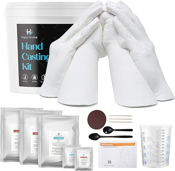 Hula Home XL Hand Casting Kit for Families, Up to 6 Hands