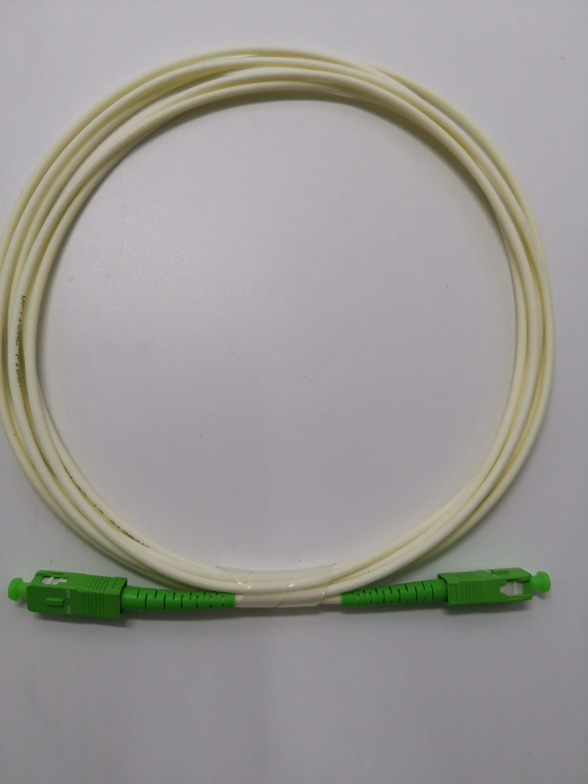 Câble fibre optique SC/APC vers SC/APC monomode Simplex 9/125 3mm de 200 mètres