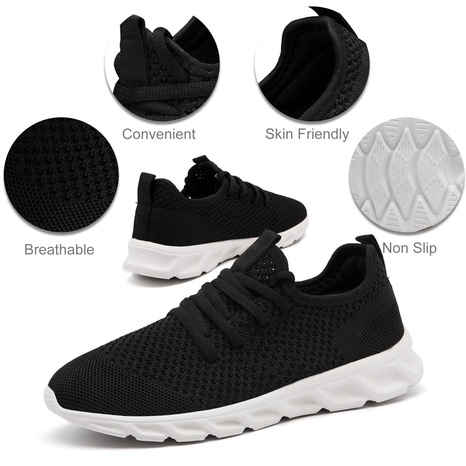 Damyuan Scarpe da Running Corsa Uomo Ginnastica Camminata Casual Jogging Trekking Tennis TRAI Mesh Basket Sport Outdoor Fitness Sportive Palestra Platform Sneakers