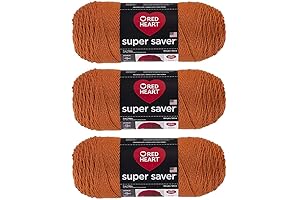 Red Heart Super Saver Yarn - 3-Pack Carrot
