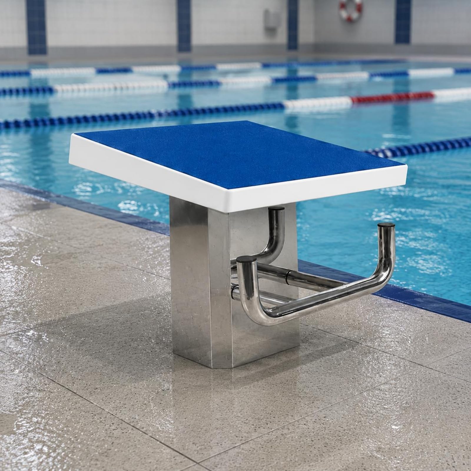 Blocco di Partenza Antiscivolo Facile Installazione Blocco di Partenza Piscina Design Rinforzato Attrezzatura Sportiva per Nuotatori, Atleti, Gara