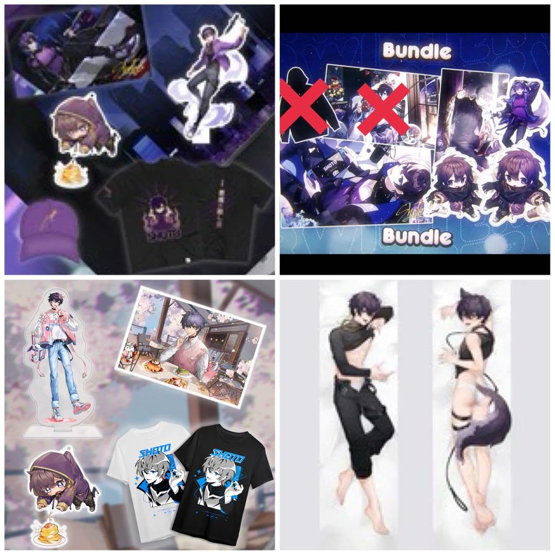 Amazon.co.jp: 個人VTuber shoto グッズ(Bundle) セット : おもちゃ
