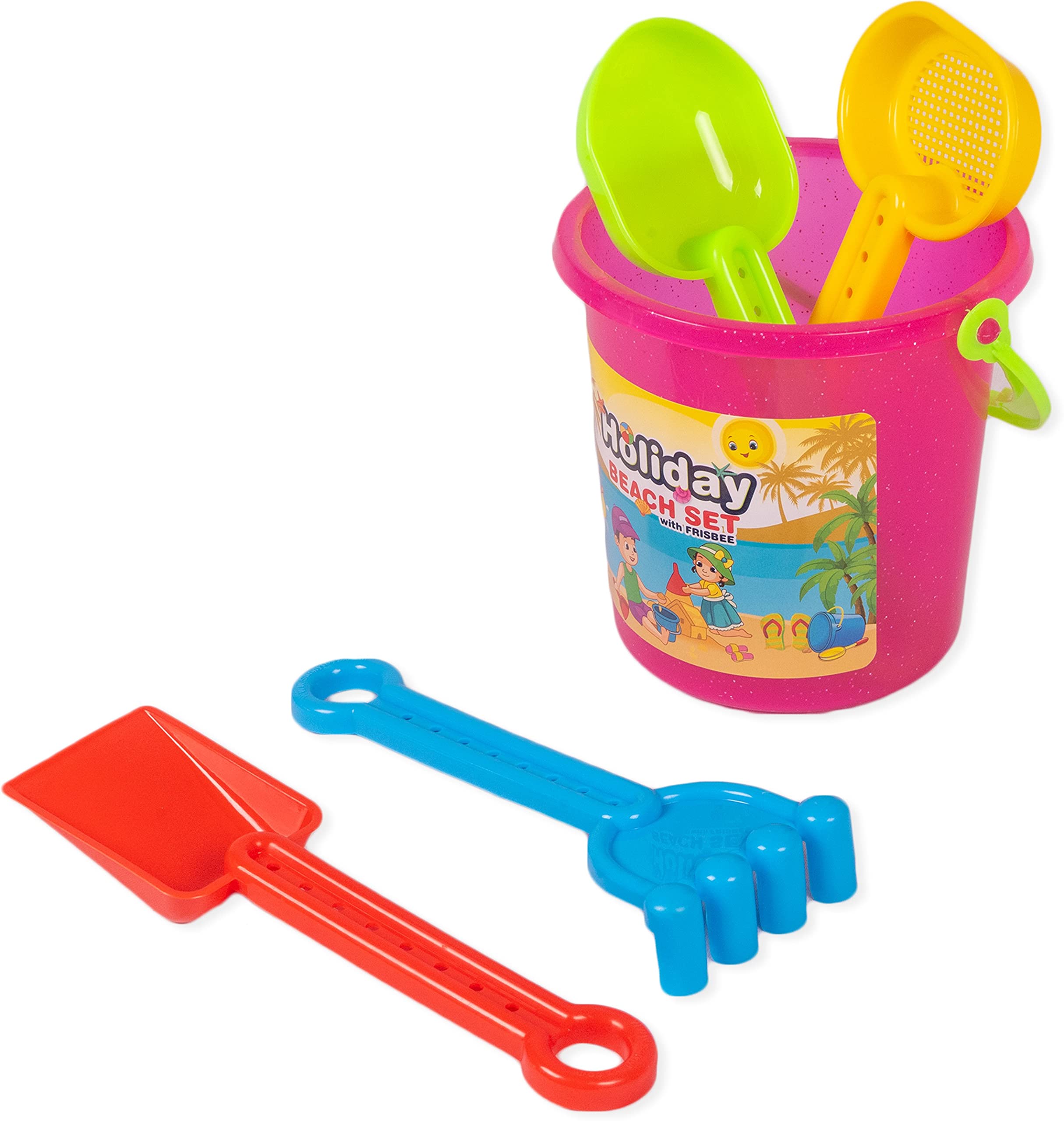 RATNA'S Kid Holiday Beach Play Set with Frisbee (Multicolor)