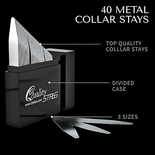 Miniatura 2 de Quality Stays - Collar de metal para hombre 40 unidades