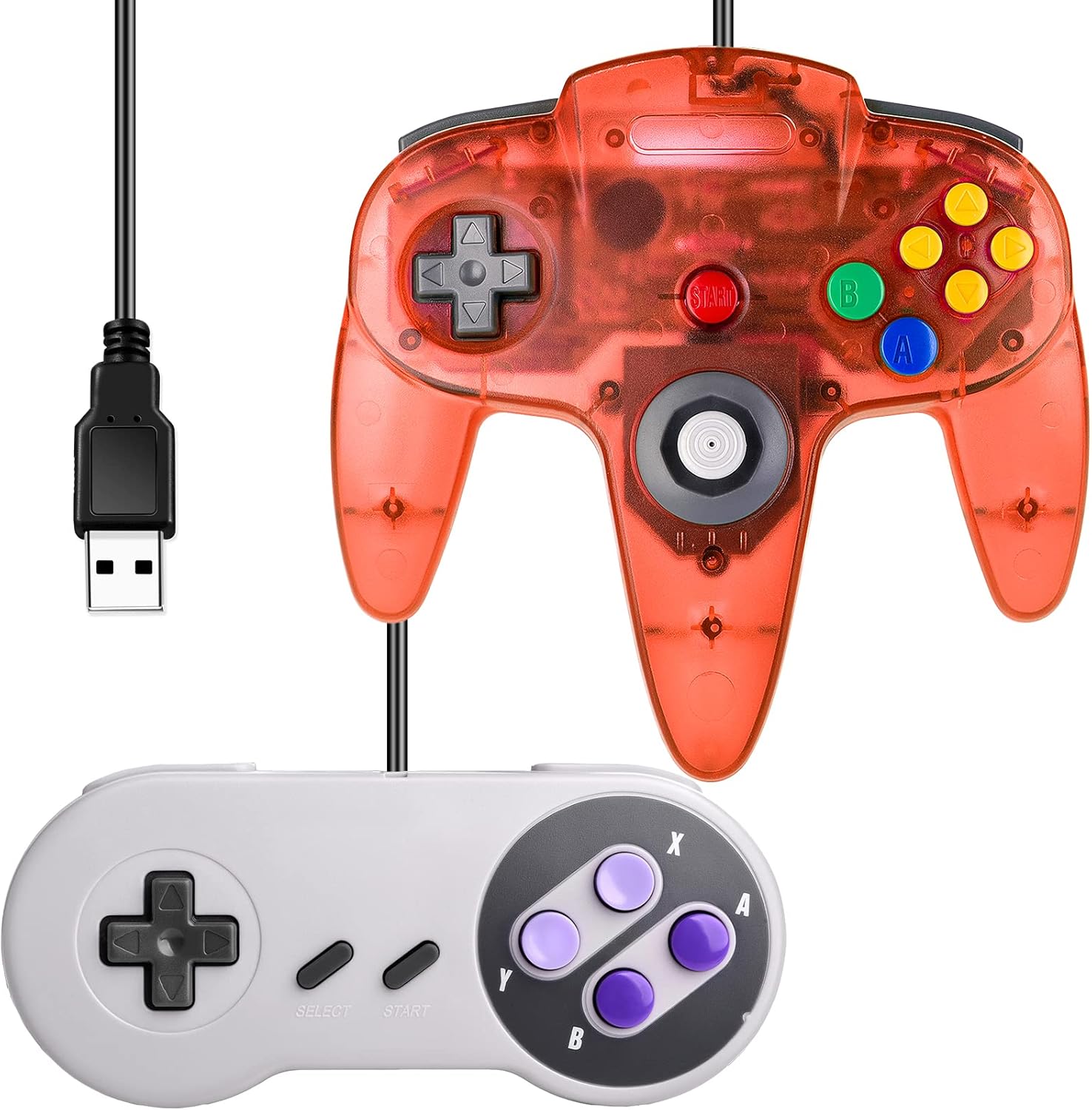 iNNEXT [Bundle USB Version] 2 Pack USB Classic Controller