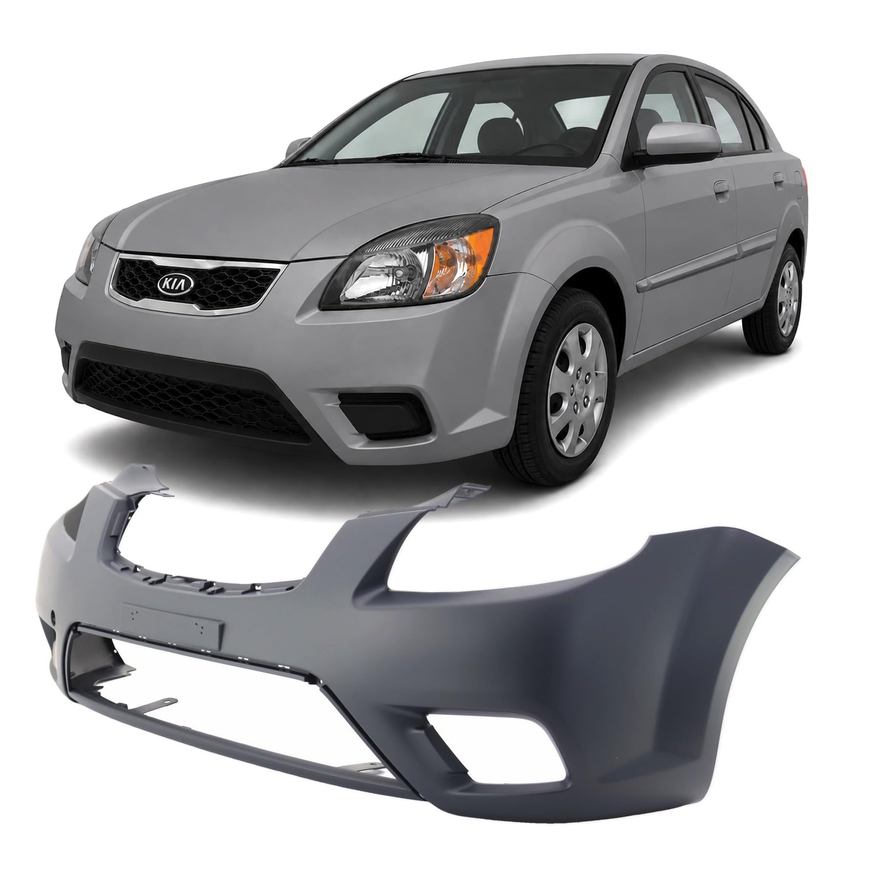 FitParts Compatible with Kia Rio 2010–2011 Front Bumper Cover
