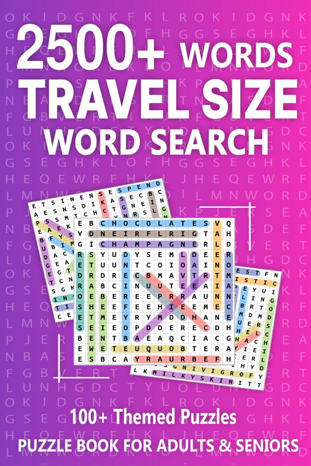 Travel Size Word Search: 100+ Themed Puzzles For Adults and Seniors