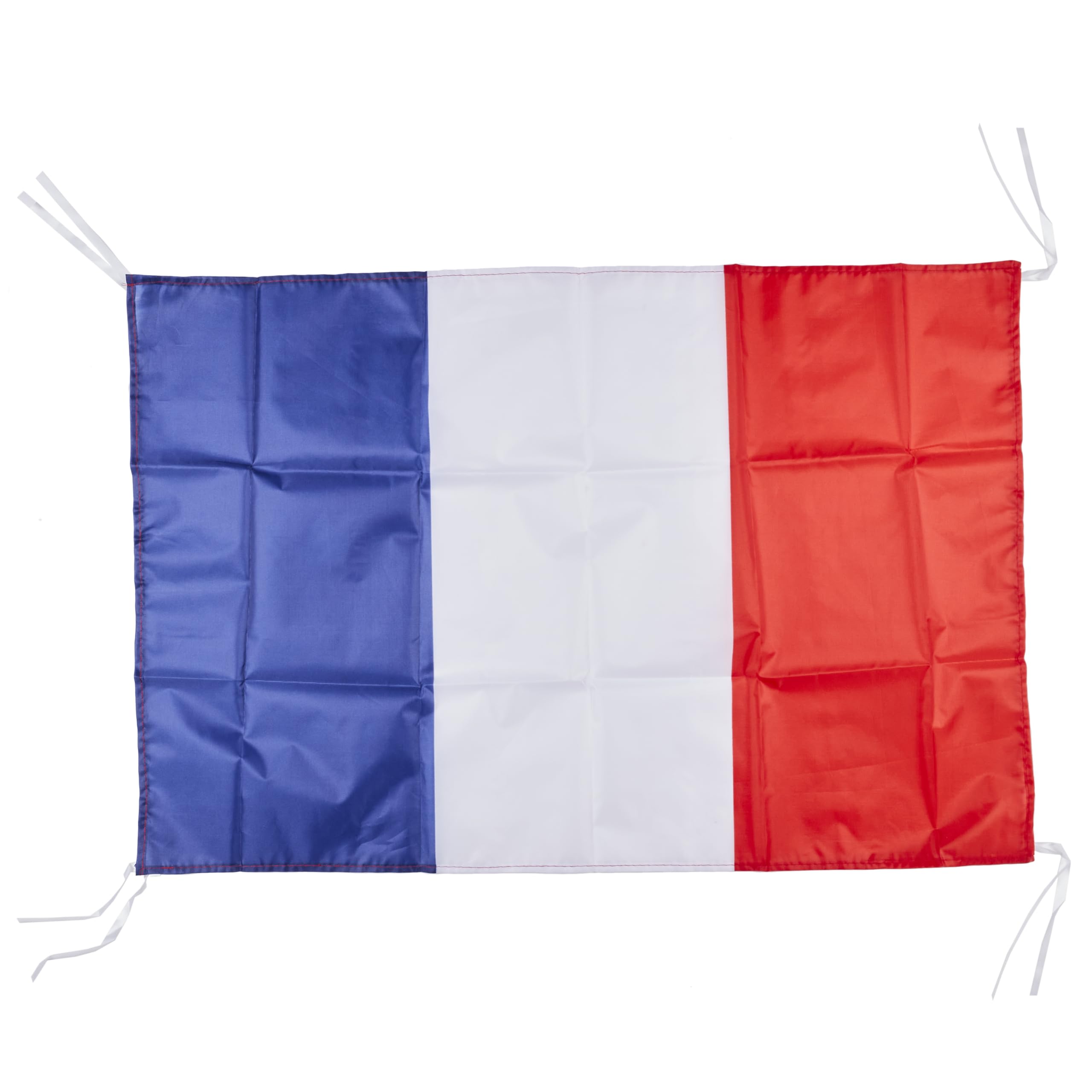 MISTER GADGET MG3461 Drapeau Français 70x50cm pour Fêtes Nationales Bleu Blanc Rouge