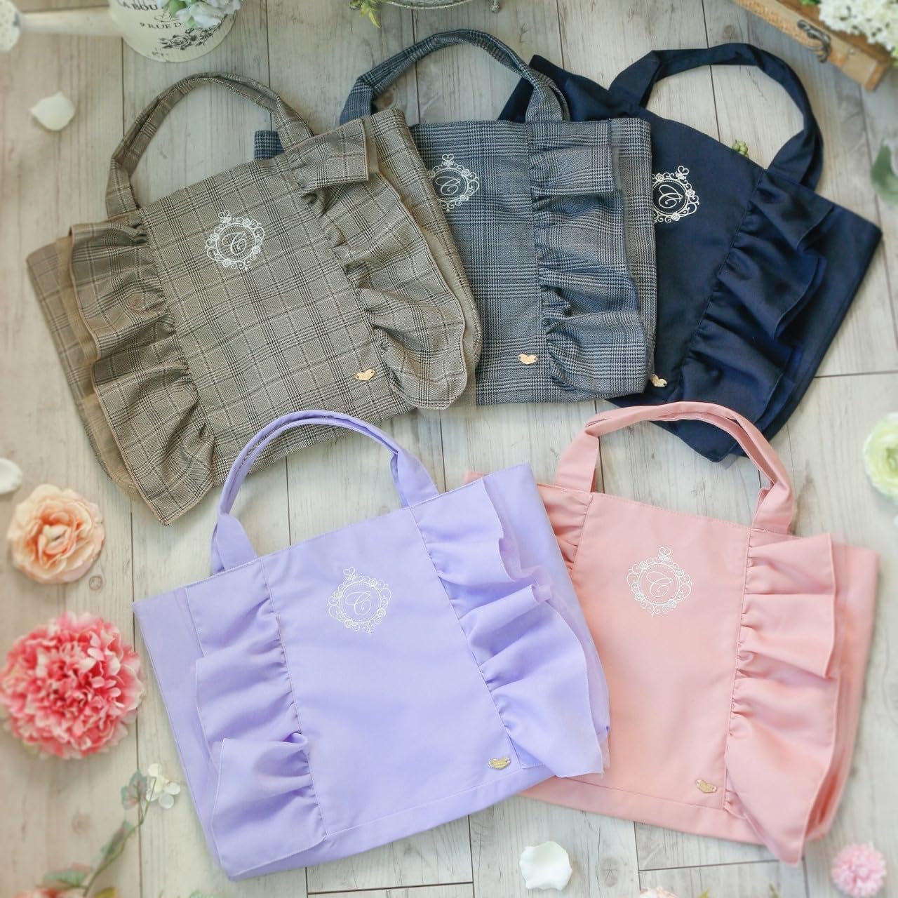 Amazon | [キャサリンコテージ]女の子 ロゴ刺繍入り フリルレッスン