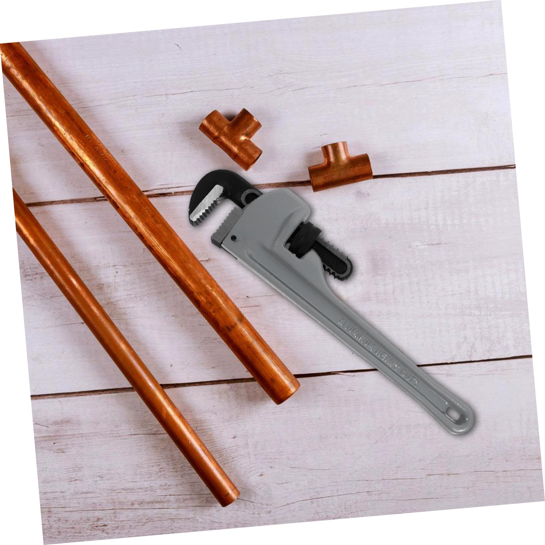 Anneome Ajustable Para Fontanería Herramienta De Plomería Ergonómica y Resistente Para Baños y Tuberías Fabricada
