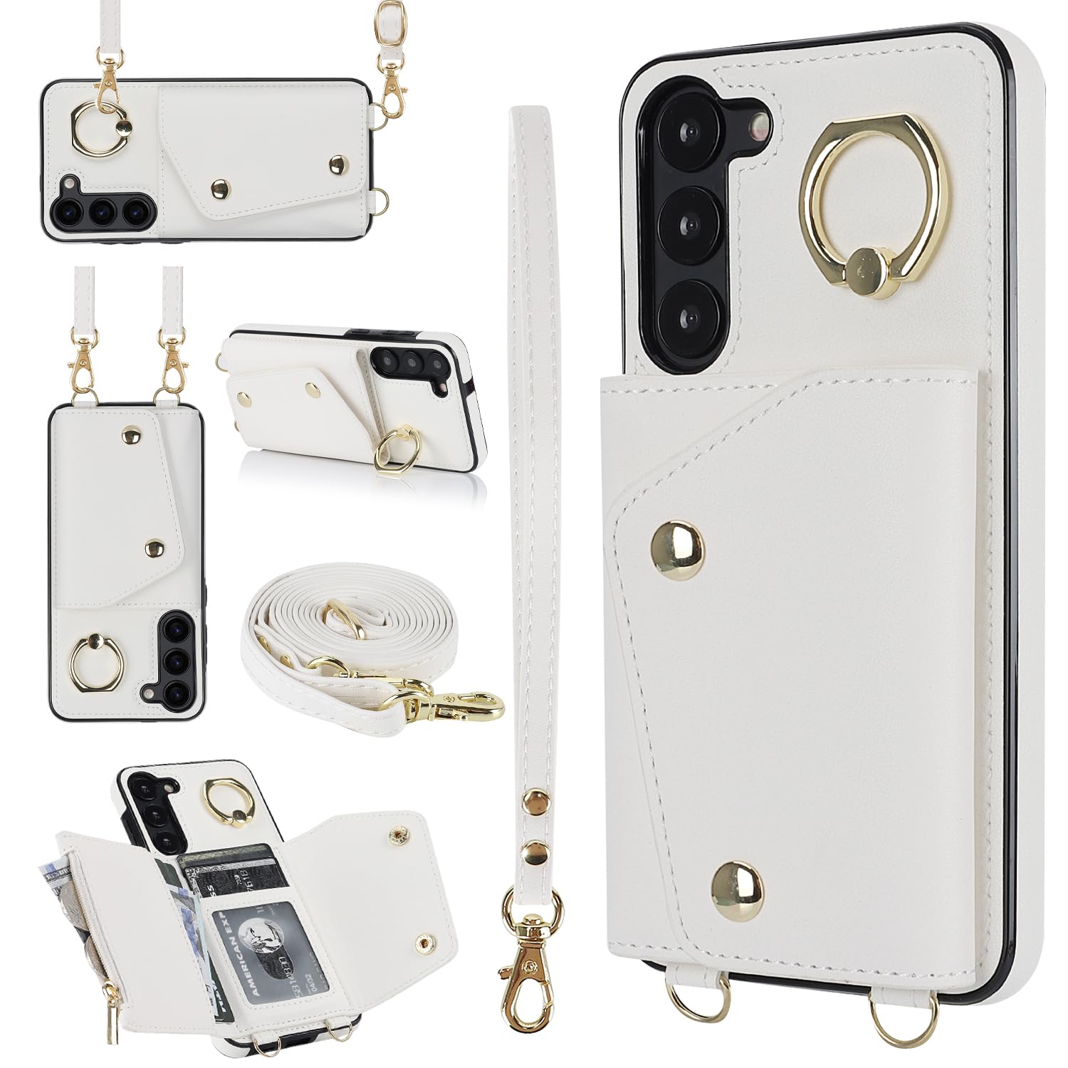 Amazon.co.jp: For Galaxy S23ケース背面Galaxy S23リング付きケース 