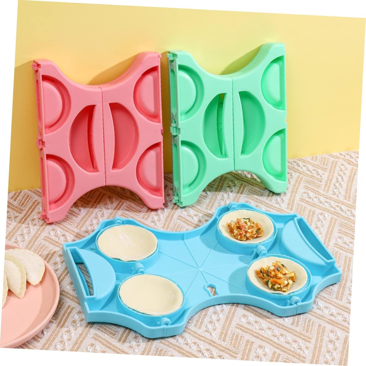 Dumpling Press and Sealer Kit Simple Shape Molds Dumpling Makers for Friends Lovers