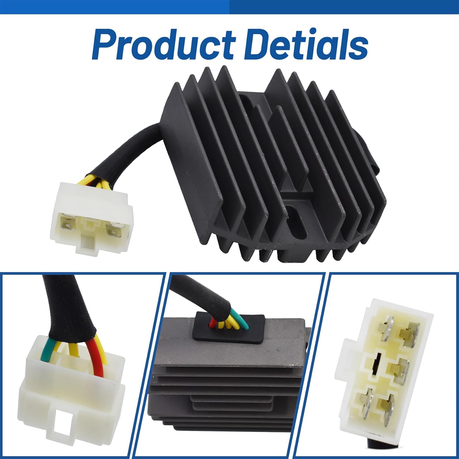 WFLNHB Motorcycle Regulator Rectifier Replacement for Suzuki Hayabusa GSX1300R 1999-2007