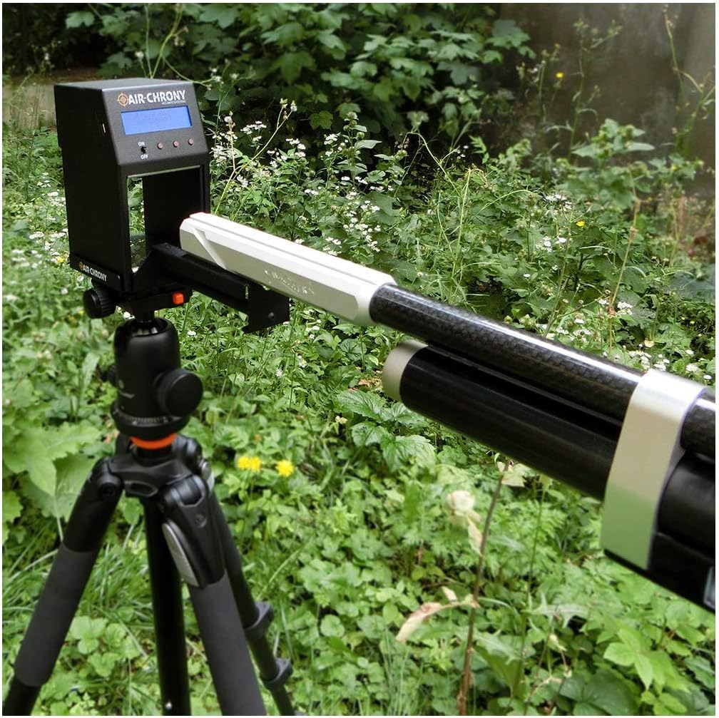 AIR CHRONY Shooting Chronograph MK3 - MAX Set (Chronograph, Durable case, Barrel Slid, Tripod, Power Supply, USBCable, Soft.) - Official Measuring Device of The World Hunter Field Target Org. - Sand : Sports & Outdoors