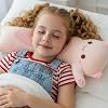 Kekeso Long Cat Plush Toy,Soft Cat Plush Pillow Stuffed Animal for Kids & Adults, Kawaii Kitty Body Pillow Gift for Boys Girls (Pink, Round Eyes, 110cm/43.31inch)