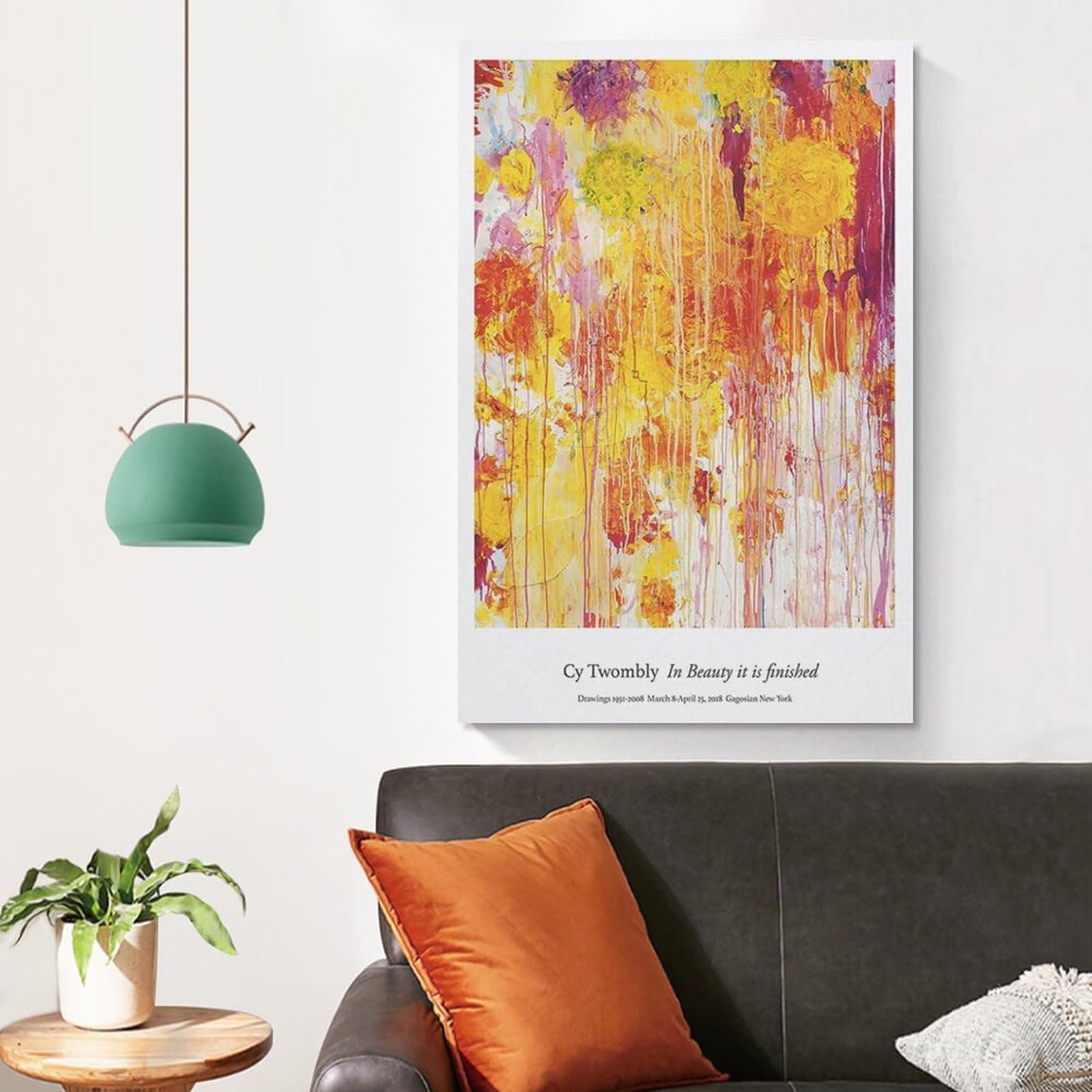 特大！Cytwombly ポスター アート 絵画 インテリア 美術品 C stoop | CY TWOMBLY｜VINTAGE POSTER