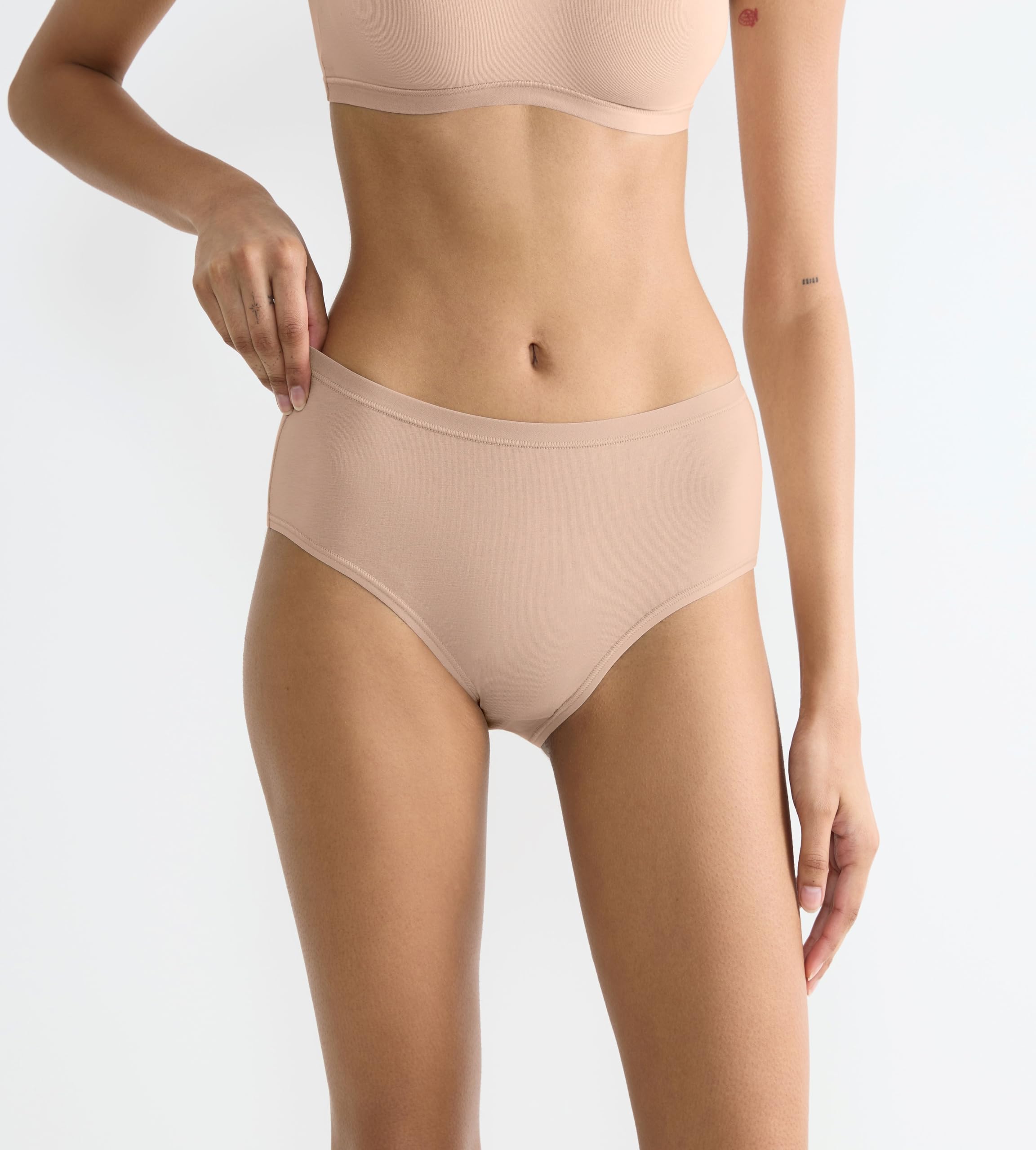 sloggi Women's GO Daily Cotton Midi majtki 3P, New Beige, M (3 sztuki), New Beige, M