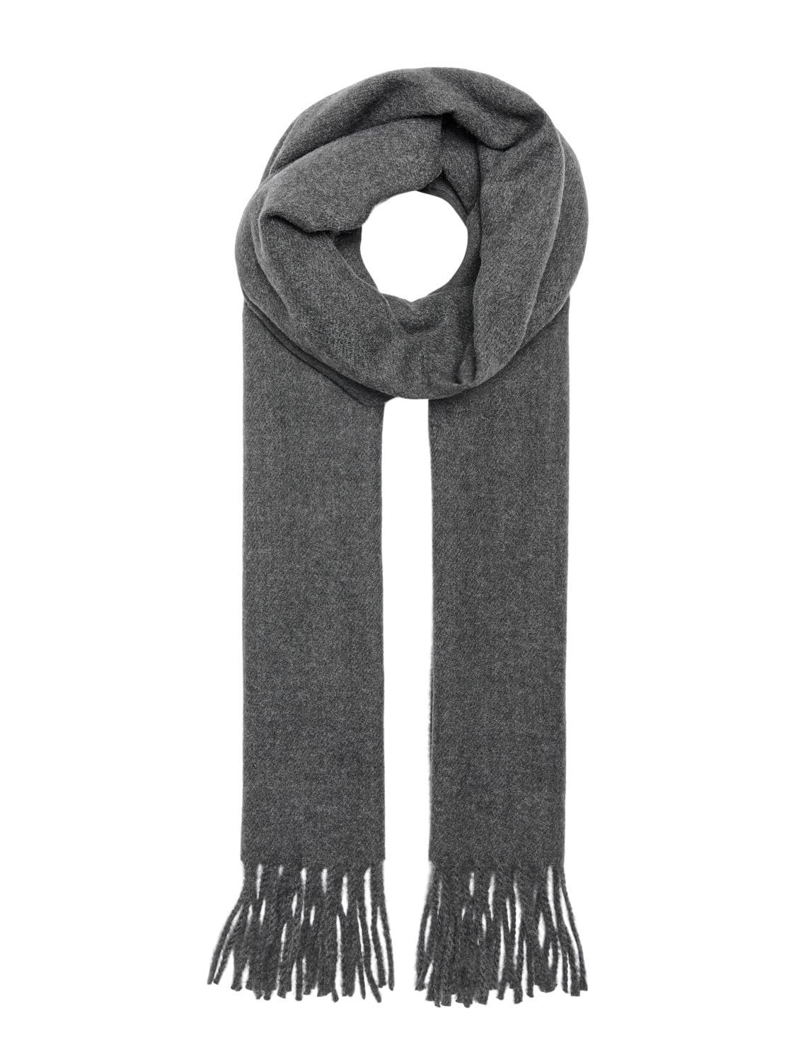 Only & Sons Men's Dark Grey Blend Onscarlo Wool Scarf Noos Scarf, One Size