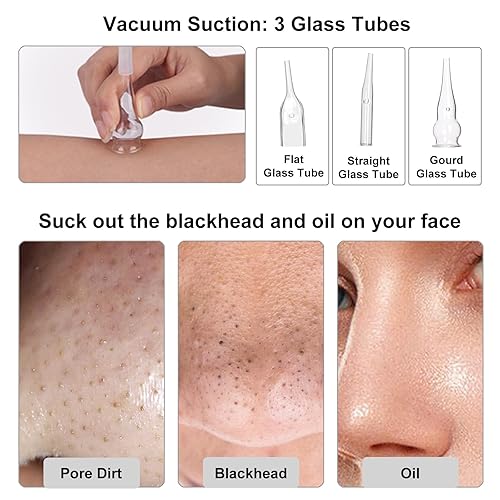 Miniatura 2 de 3 en 1Máquina de microdermoabrasión Mcwdoit de 0 a 68 cmHg fuerte potencia de succión cuidado profesional de la piel facial dermoabrasión