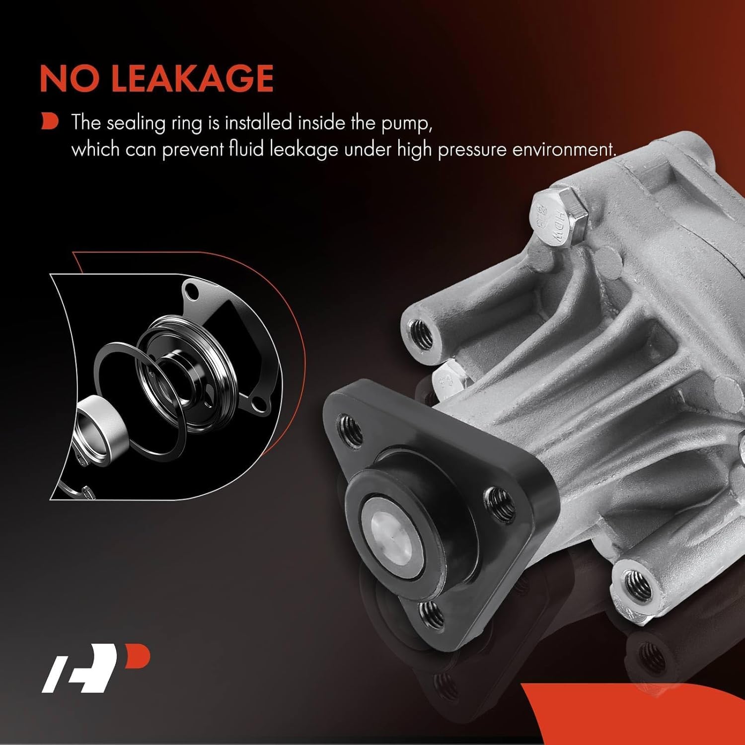 A-Premium Power Steering Pump Compatible with Audi A4 1996-1999, A4 Quattro 1996-1999, 1.8L 2.8L, Replace # 8D0145155R