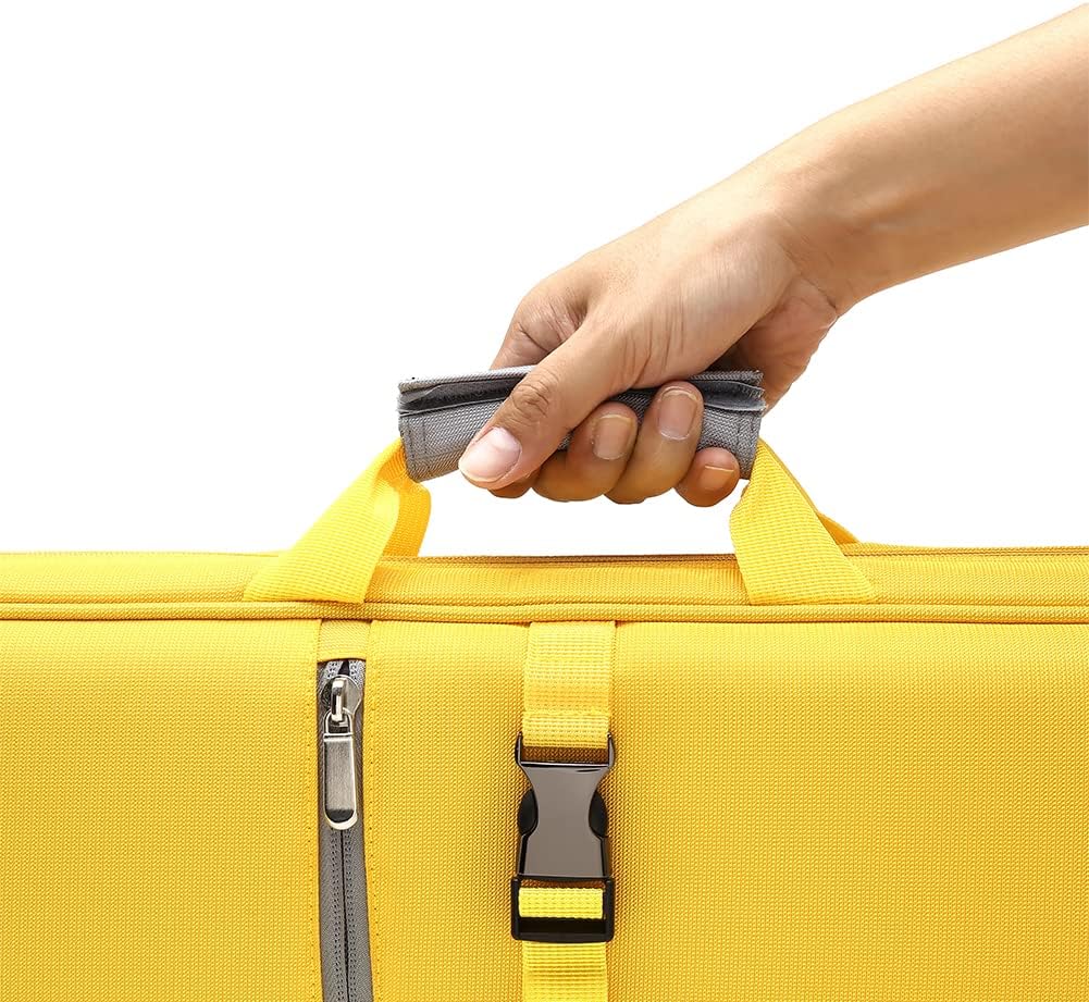 TROUFY Backpack 4x4 Pool Cue Case Yellow for Carrying 4 Pool Cue Sticks,Pool Queue Case (Black) : Sports & Outdoors