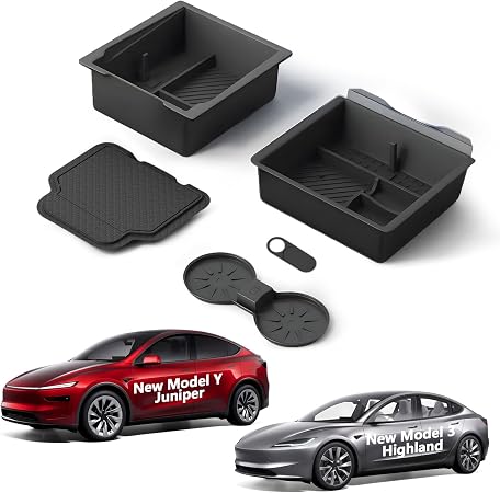 Lumlazni Center Console Organizer for Tesla Model Y & Model 3 – A Comprehensive Fit