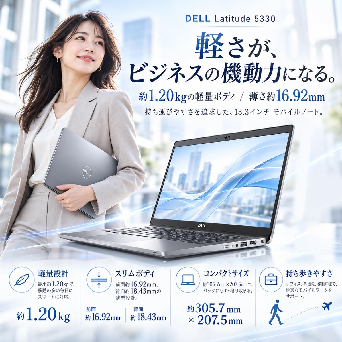 Amazon.co.jp: 【整備済み品】Dellノートパソコン Latitude5330 Core