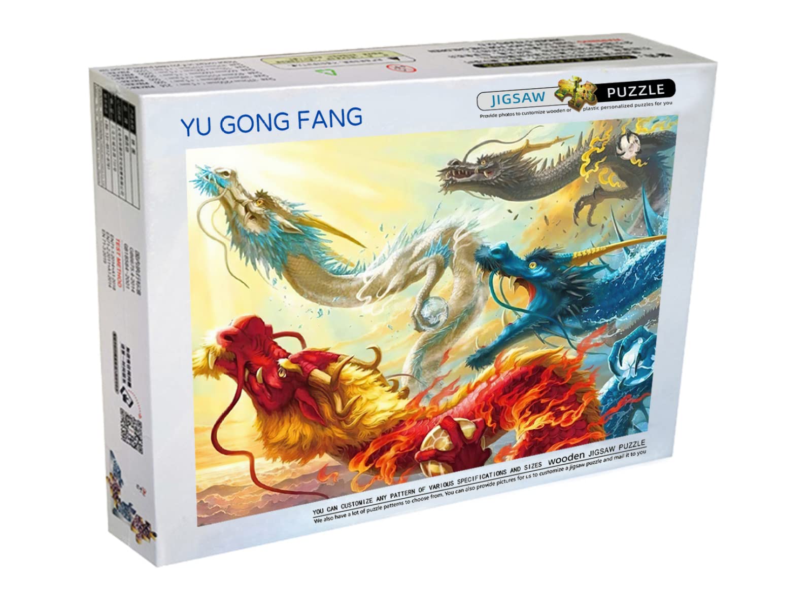 Puzzle in legno per adulti da 1500 pezzi Regalo del drago Decorazione per feste di intrattenimento per il tempo libero