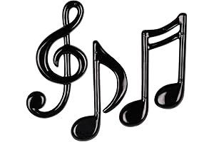 Fantastic Molded Plastic Music Note Balloons for Party Decoration